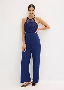 Jumpsuit med spets, bonprix