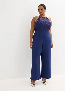 Jumpsuit med spets, bonprix