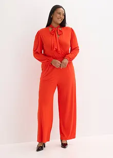 Jumpsuit i följsam viskosmix, bonprix