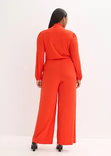 Jumpsuit i följsam viskosmix, bonprix