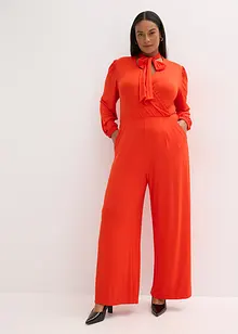 Jumpsuit i följsam viskosmix, bonprix