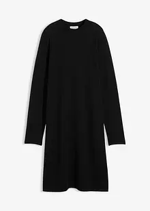 Stickad klänning i A-linjemodell, bonprix