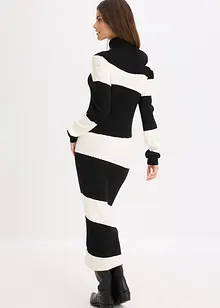 Stickad klänning, bonprix