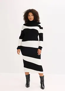 Stickad klänning, bonprix