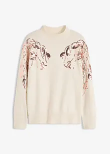 Oversizetröja med paljetter, bonprix