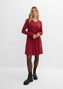 Klänning av viskosmix med mjukt fall, bonprix