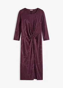 Mellanlång jacquardklänning, bonprix