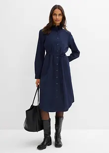 Mellanlång bomullsklänning, bonprix