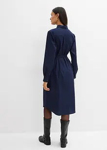 Mellanlång bomullsklänning, bonprix