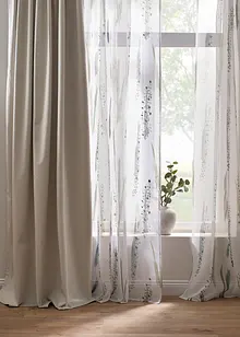 Mörkläggande gardinlängd med termofunktion och sammetsmjuk yta (1-pack), bonprix