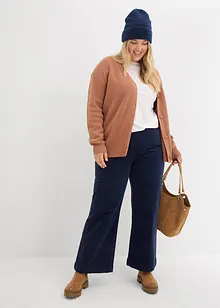 Vid stretchig marlenebyxa i manchester med bekväm hög midja, bonprix