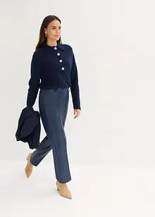 Tröja med snygg krage, bonprix