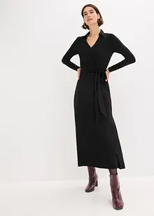 Skjortklänning med viskos, bonprix