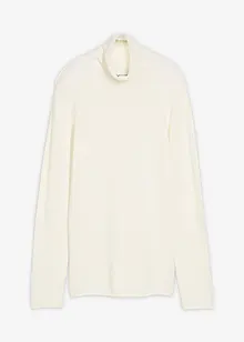 Polotröja i mjuk bomull med en andel kashmir, bonprix