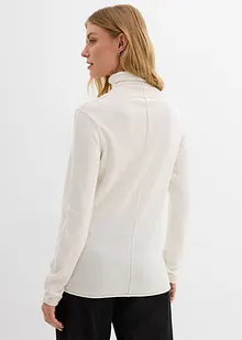 Polotröja i mjuk bomull med en andel kashmir, bonprix