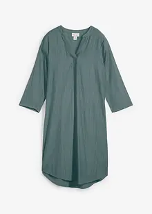 Tunikaklänning i böljande viskosmix med struktur, bonprix