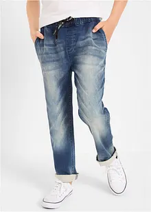 Regular Fit Sweat Jeans för barn, Straight, bonprix