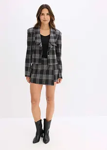 Korta kjolshorts med dekorknapp, bonprix