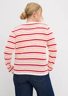 Tröja med hålmönster, bonprix