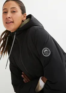 Vadderad mellanlång regnkappa, vattentät, bonprix