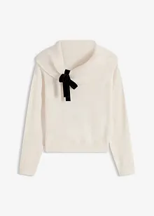 Oversizetröja med vid ringning, bonprix