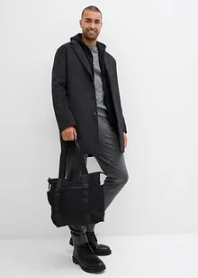 Kort kappa med ull, bonprix