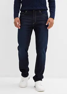 Fodrade jeans, Regular Fit, med mjukt jerseyfoder och resårlinning, bonprix