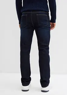 Fodrade jeans, Regular Fit, med mjukt jerseyfoder och resårlinning, bonprix