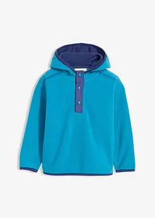 Fleecetröja med huva, bonprix