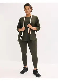 Termoleggings med reflexdetaljer och mobilficka, bonprix