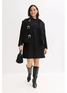 Miniklänning i följsam viskosmix, bonprix