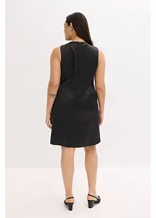Miniklänning i glansig satin, bonprix