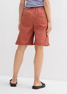 Papertouch-bermudas av bomull, bonprix