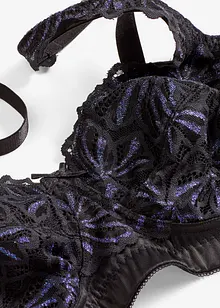 Avlastande BH utan bygel, med flerfärgat glittergarn, bonprix