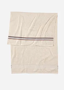Handduk med randiga detaljer, bonprix