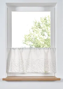 Cafégardin med glansigt broderi, bonprix