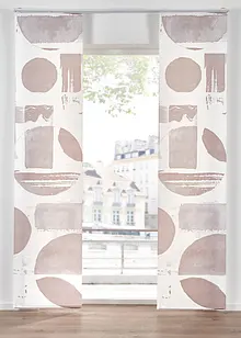 Panelgardin med tryckt mönster (1-pack), bonprix