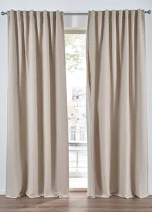 Mörkläggande gardinlängd i dubbla lager (1 styck), bonprix