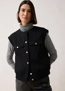 Kavajväst med ylleandel, bonprix