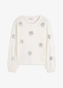 Tröja med paljetter, bonprix