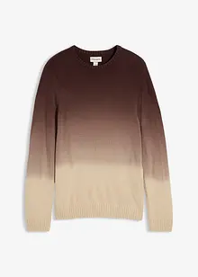 Finstickad tröja med olika färgnyanser, bonprix