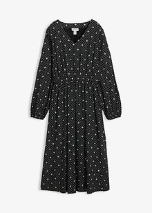 Maxiklänning i följsam viskos, bonprix