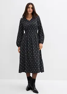 Maxiklänning i följsam viskos, bonprix