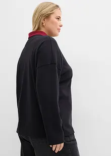 Långärmad topp i ekologisk bomull, bonprix