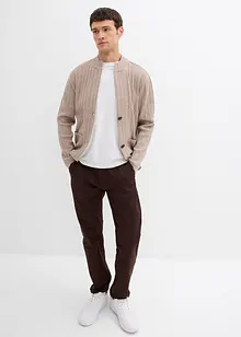 Ribbstickad cardigan, bonprix