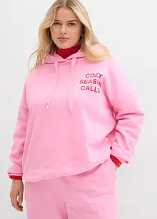 Oversizesweatshirt i ren bomull, bonprix