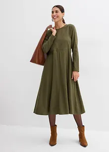 Klänning i bomullsflanell, bonprix