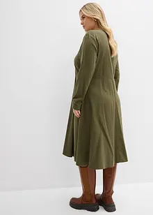 Klänning i bomullsflanell, bonprix