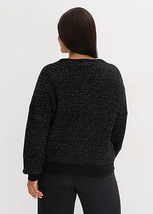 Cardigan i följsam viskosmix, bonprix