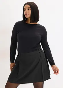 Finstickad tröja av viskosmix med mjukt fall, bonprix